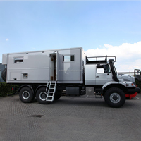 Camion Cellule d'Expédition 20 Pieds Personnalisable, Camping-Car Aménagé, Ange de Départ, Bricolage Tout-Terrain, Véhicules Récréatifs pour Camping et Randonnée