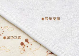 BSCI Audit Factory impermeabile cotone bambù fasciatoio per pannolini per bambini 30*45cm fasciatoio portatile per pannolini per bambini 1 acquirente