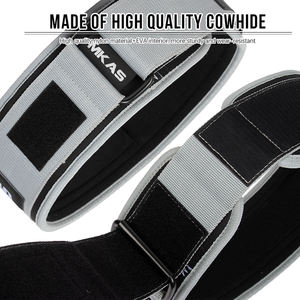 Cinturón de Soporte Lumbar Ajustable MKAS para Levantamiento de Pesas, Cinturón de Levantamiento de Pesas con <span class=keywords><strong>Palanca</strong></span> para Gimnasio, Equipo de Gimnasio para Mujer, Cinturón de Entrenamiento - Product Image 2