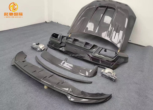 Ld Carbon cơ thể Kit đối với Mercedes Benz gle63 gle53 W167 <span class=keywords><strong>Coupe</strong></span> phía trước môi khuếch tán mui xe xe bumpers - Product Image 2
