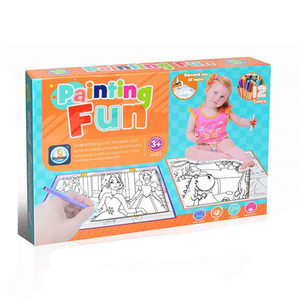Kreative Magie frühe pädagogische Graffiti Wasser malerei Zeichnung Schürze Spielzeug - Product Image 3