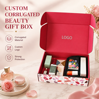 Boîtes d'expédition en carton ondulé biodégradable rouge avec logo personnalisé gratuit pour l'électronique grand public et l'emballage d'appareils photo