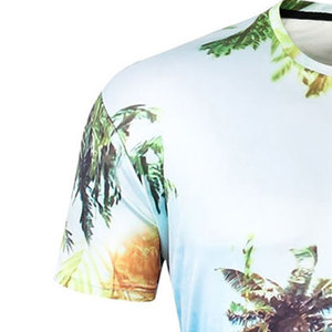เสื้อยืดโพลีเอสเตอร์ 100% สำหรับผู้ชาย พิมพ์ลายแฟชั่น ราคาถูก คอกลม แขนสั้น ขายส่ง - Product Image 2