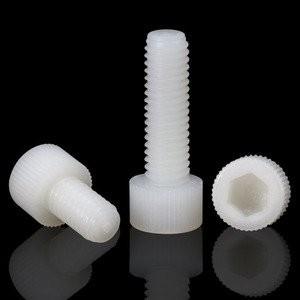 Vis à tête hexagonale Boulon à clé en plastique Boulons à tête hexagonale en nylon avec écrous hexagonaux et rondelles plates - Product Image 3