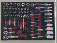 Coffret à outils roulant en acier inoxydable pour réparation automobile, 258 pièces, OEM Caja De Herramientas