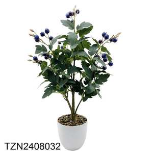 Tizen Haute Qualité Artificielle Pommier Feuilles Real Touch Feuilles En Plastique Simulation Plante Verte Décoration <span class=keywords><strong>De</strong></span> Jardin - Product Image 6