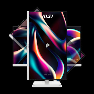จอภาพ MSI PRO MAX 241PHW E14 ขนาด 24 นิ้ว 144Hz FHD IPS สำหรับเดสก์ท็อป พร้อมพอร์ต USB Type-C KVM สำหรับธุรกิจสำนักงาน ขายส่ง - Product Image 3