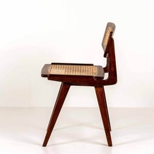 Chaise de restaurant en bois naturel artisanal avec structure en bois massif de qualité supérieure pour usage résidentiel et commercial - Product Image 1