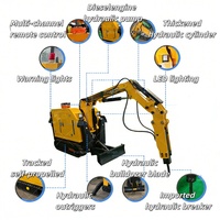 Robot de démolition multifonctionnel hydraulique pour la démolition de béton, de murs de construction, de mines et de grands travaux de démolition