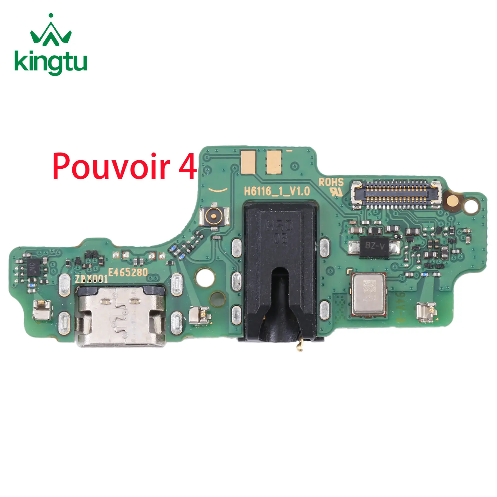 Chargeur USB pour Tecno Pouvoir 4/Pouvoir 4 Pro, connecteur de Dock de Port de charge ruban, câble flexible, carte PCB de remplacement Compatible