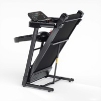 Tapis de course elliptique pliable et portable avec écran LED, silencieux, pour la maison, moteur 2,5 CV, entraînement intelligent, calories