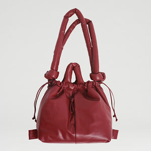 人気レディース秋冬PUレザーホーボー財布多用途大容量カジュアルクロスボディバックパック無地ファッショナブルなスリング - Product Image 1