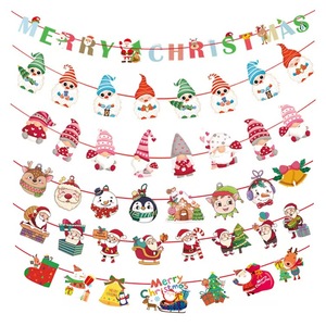 Giáng sinh cờ tam giác lễ hội năm mới treo trang trí Giáng sinh vui vẻ <span class=keywords><strong>2025</strong></span> giấy Banner - Product Image 1