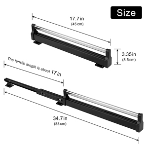 Cintres en métal durables meubles de chambre à coucher quincaillerie garde-robe pantalon cintre placard cintres coulissants porte-pantalon - Product Image 2