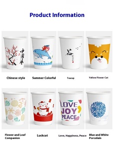 Tazas <span class=keywords><strong>de</strong></span> café/té desechables compostables <span class=keywords><strong>de</strong></span> doble pared, papel Kraft forrado a base <span class=keywords><strong>de</strong></span> agua, sin plástico, encuadernado con folleto doblado - Product Image 6
