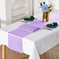 Planche d'activités de jeu de société moderne en polyester satiné tissé, extensible et imperméable, couleur et taille personnalisables, 12x108 pouces, pour mariage