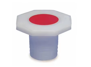 Polypropylene Plastic Leak-Proof <b>Stopper</b> for Lab <b>Bottles</b> Flasks Complete Educational Supply CISCO Brand White Red Model - Product Image 5