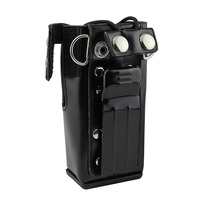Étui universel en cuir pour radio, support de talkie-walkie pour ceinture de service, étui radio robuste pour la chasse, la sécurité et l'intercom