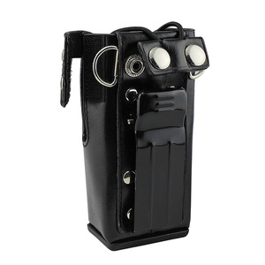 Funda Universal de Cuero para Radio, Porta Walkie Talkie para Cinturón de Servicio, Funda Resistente para Radio, para Caza, Seguridad e Intercomunicación - Product Image 5
