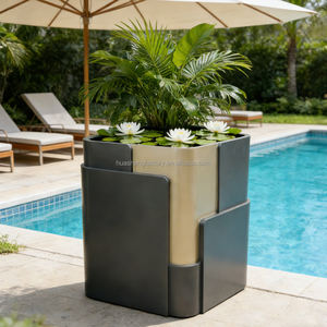 Pots de fleurs durables et modernes <span class=keywords><strong>en</strong></span> métal pour l'extérieur, écologiques, pour la maison, le jardin, les hôtels, les centres commerciaux, les bureaux, les aéroports - Product Image 5