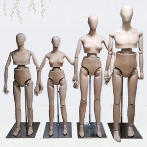 Mannequins complets réglables en bois de hêtre, outil de bricolage, design de mode - Product Image 2