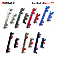 Repuestos de Botones Laterales de Encendido/Apagado y Volumen para Teléfonos Móviles Redmi Note 7 8 9 Pro 9S 10 Pro Mi 10 10T Pro