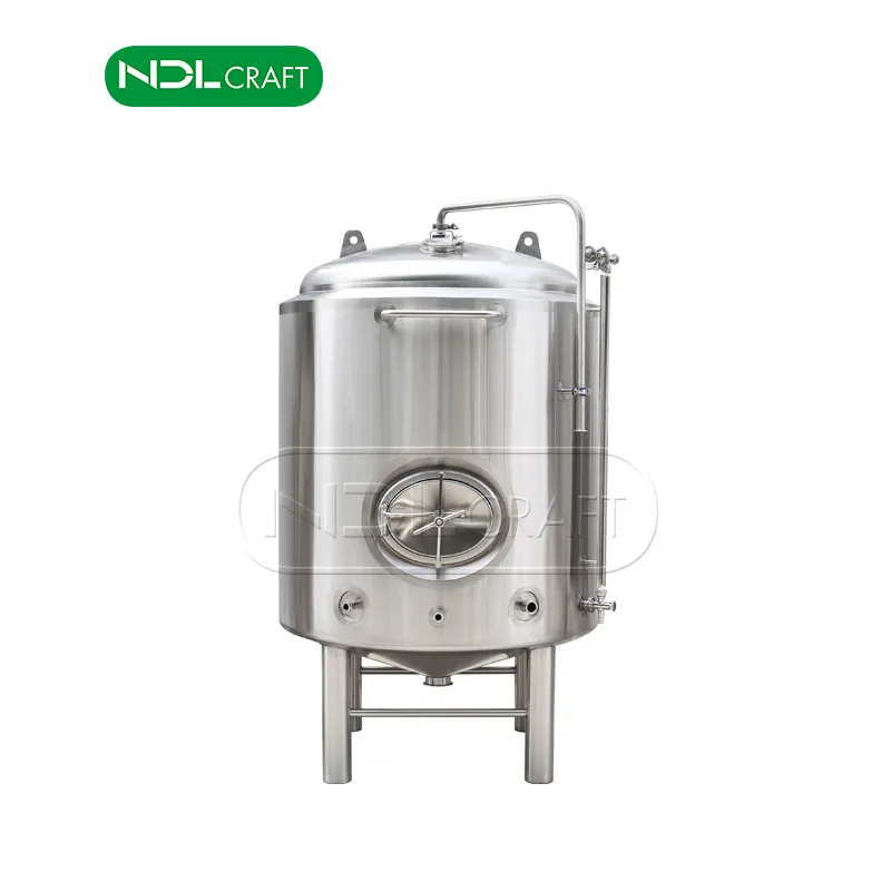 Sáng Bia Lưu Trữ Unitank 2 Thùng Thép Không Gỉ Trưởng Thành Bia Tank 200l Nhà Máy Bia Điều Hòa Tank Glycol Nước 300KG