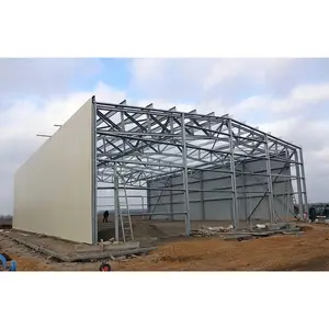 Prefabricated Steel Structure Warehouse Building Light Frame Building Storage Shed Prefab Steel Structure Workshop