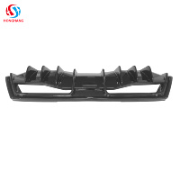 Diffuseur de pare-chocs arrière ABS pour Chevrolet Corvette C8 Stingray Z51 2020-2023 Noir brillant