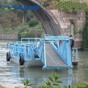 Barca automatica per la pulizia di giacinto d'acqua e alghe con sistema di controllo idraulico - Product Image 6