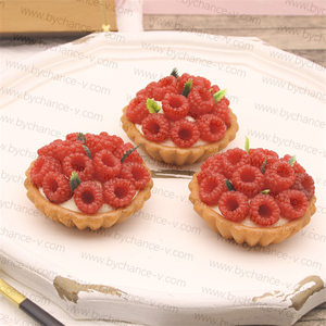 Tuyệt Đẹp Đảng Tổ Chức Sự Kiện Trang Trí Nội Thất Thực Tế Giả Trái Cây Pie <span class=keywords><strong>Raspberry</strong></span> Blueberry Cây Hắc Mai Biển Cupcake Cho Nhiếp Ảnh Nền Đạo Cụ - Product Image 5