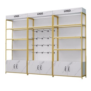 Tùy chỉnh tầng thường vụ Kệ siêu thị đa lớp hiển thị tường kệ Gondola Kệ siêu thị cho các cửa hàng bán lẻ - Product Image 5