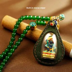 新しい無形文化遺産 手描き3D静物画 レザー タサパティナ ガウボックス タンカ ザキシ ラモ 民族風 - Product Image 2