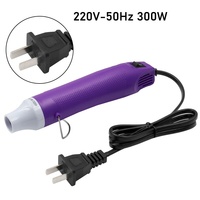 Venta al por mayor 220V/110V eléctrico DIY cerámica suave pistola de aire caliente polvo convexo/polvo de alivio/hoja termorretráctil cerámica suave DIY