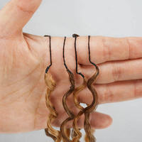 Nouvelle Arrivée - Extensions de Cheveux Humains au Crochet Effet Plume, Pré-Bouclées, Ombrées, Boucles Birmanes, Style Bohème - Fabricant de Cheveux Humains