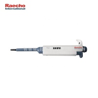 Micropipette automatique monocanal multifonctionnelle portable, volume réglable, pipette en plastique