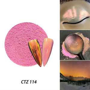 Mermaid Magic Mirror Nail Art <span class=keywords><strong>Powder</strong></span> Óxido de hierro sintético para recubrimiento Pigmento Otros nombres Aurora <span class=keywords><strong>Powder</strong></span> - Product Image 4
