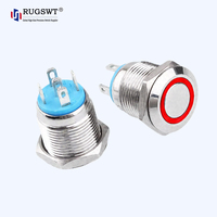 Interrupteur à bouton-poussoir miniature de 12 mm Meeta CE, ROHS, REACH, IP65, bouton de démarrage pour équipement de réadaptation