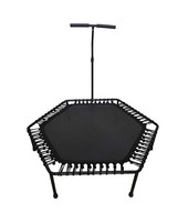 Trampoline de sport WELEAP pour la maison, petit trampoline d'intérieur pour la minceur avec poignée