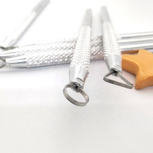 Đất sét gốm sứ Ribbon điêu khắc công cụ vòng lặp cắt tỉa công cụ gốm Ribbon công cụ - Product Image 5