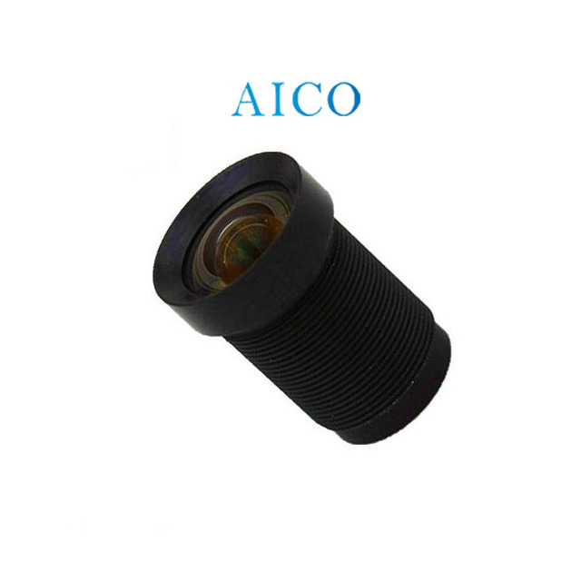4.35mm F2.0 1/2.3" Low Distortion 12mp M12 Cctv Board 4.35 mm Rectilinear Lens for gopro Camera