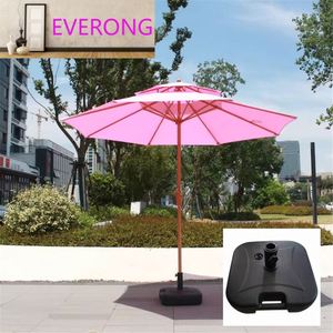 Parasol de jardin extérieur imperméable de 2,7 m, parasol droit en <span class=keywords><strong>bois</strong></span>, grand parasol de cour pour parc, <span class=keywords><strong>camping</strong></span>, plage, piscine - Product Image 3