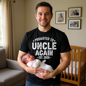 Camiseta Promovida a Tío de Nuevo Est 2026 para Tío en Espera - Product Image 3