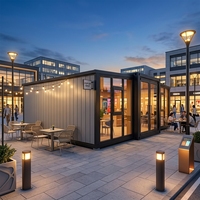 Casa Contenedor Prefabricada Portátil de 20 pies/40 pies - Vivienda Modular Expandible de Acero para Uso Residencial y de Oficina