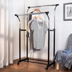 Rack de roupas para roupas resistentes, rack ajustável para roupas, mais vendido