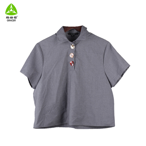 Blusa de algodón de segunda mano de alta calidad para mujer Ukay ropa usada para estilo africano al por mayor 45kg MOQ para verano invierno limpio - Product Image 2