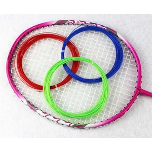 Fábrica Atacado Alta Qualidade 0.70mm 10 metros Badminton Racquet Wire Alta Resistência Badminton Racquet Wire