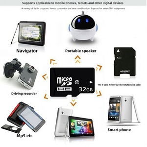 Venta al por mayor de alta velocidad de 16GB 32GB 64GB tarjeta de memoria para teléfono móvil para MP3 y GPS Compatible con cámara de vigilancia grabadora de conducción - Product Image 2