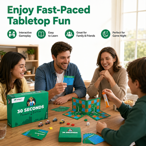 Fabricant en gros sur mesure de jeux de société éducatifs personnalisés pour enfants, en plastique, avec <span class=keywords><strong>des</strong></span> pièces de <span class=keywords><strong>jeu</strong></span> de 30 secondes, pour la famille - Product Image 3