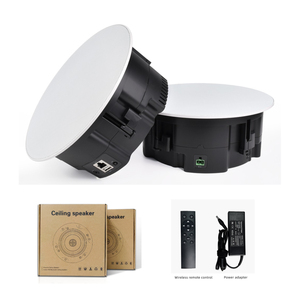 Système de haut-parleurs de plafond actifs commerciaux 60W, audio multiroom sans fil maître-esclave pour restaurant, <span class=keywords><strong>bar</strong></span>, salle de sport - Product Image 1